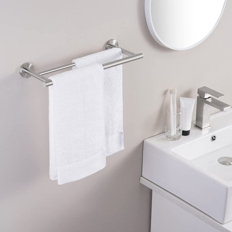 Belfry Bathroom Raeann 40cm Wall Mounted Towel Rail Wayfair.co.uk